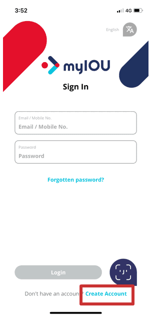 How to Sign Up myIOU