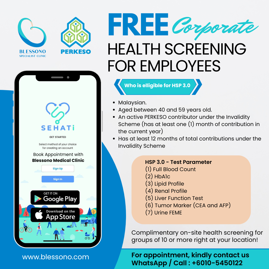 PERKESO Health Screening Program (HSP) 3.0