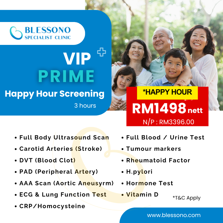 Health Screening Packages - VIP Prime Happy Hour