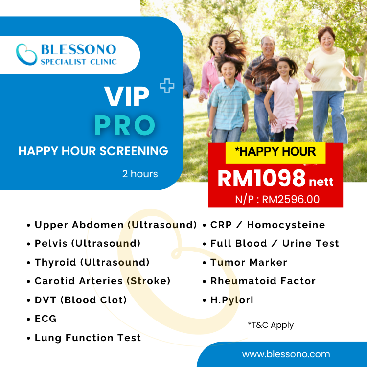 Health Screening Packages - VIP Pro Happy Hour